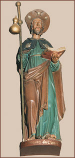 Statue saint Jacques à Tintigny